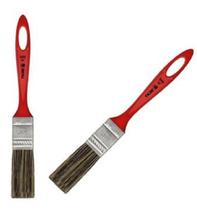 Kit 2 Pincel Trinchas Para Pintura Tigre Media 500 3/4 Polegadas Cerda Gris Parede Látex Acrílico