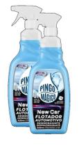 kit 2 Pingo Mágico New Car Flotador Desengraxante e Desengordurante, Biodegradável para Automóveis, Motocicletas 500ml kit 2 Pingo Mágico New Car Flotador Desengraxante e Desengordurante, Biodegradável para Automóveis, Motocicletas 500ml