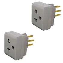 Kit 2 pino adaptador 2p t 10a - cz lorenzetti Kit 2 pino adaptador 2p t 10a - cz lorenzetti