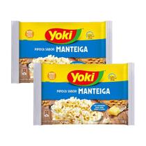 Kit 2 Pipoca de Microondas Manteiga Natural Milho Yoki 100g