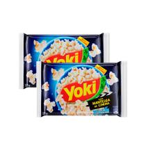 Kit 2 Pipoca para Microondas Yoki Manteiga Cinema 100g