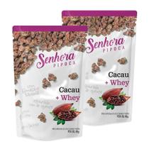 Kit 2 Pipoca Senhora Pipoca Cacau + Whey 90g