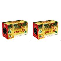 Kit 2 Pisca Pisca 100 Leds Branco Frio 8m Fio Verde - 127v