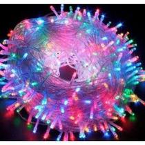 Kit 2 pisca pisca de natal decoratico de 100 leds 9 metros