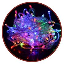 Kit 2 Pisca Pisca Led Colorido Natal 8 Funções 100 Lâmpadas 110v