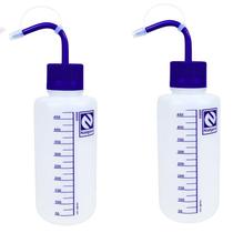 Kit 2 Pisseta Nalgon 500ml Frasco Graduado Bico Curvo Ldpe Kit 2 Pisseta Nalgon 500ml Frasco Graduado Bico Curvo Ldpe
