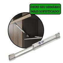 Kit 2 Pistão À Gás Com Amortecedor Para Armário Cozinha 80N