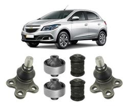 Kit 2 Pivô 4 Bucha Balança Dianteira Onix 2013 2014 2015
