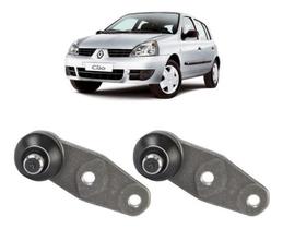 Kit 2 Pivô Bandeja Balança Dianteira Renault Clio 06 07 2008 - Qualykits