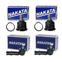 Kit 2 Pivôs + 2 Terminal Direção Megane Scenic Nakata Kit 2 Pivôs + 2 Terminal Direção Megane Scenic Nakata