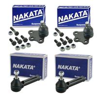 Kit 2 Pivôs + 2 Terminal Direção Meriva 2003/2012 Nakata Kit 2 Pivôs + 2 Terminal Direção Meriva 2003/2012 Nakata