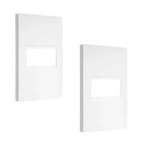 Kit 2 Placa 1 Posto Horizontal Dlp Pial Legrand 10881 Kit 2 Placa 1 Posto Horizontal Dlp Pial Legrand 10881