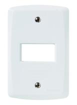KIT 2 Placa 4x2 1 Posto Horizontal Branca - Tramontina Lux
