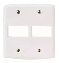 KIT 2 Placa 4x4 2p Branca Lux2 Tramontina