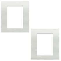 Kit 2 Placa 4x4 Living Light 3+3 Postos Pial LNA4826BIF Kit 2 Placa 4x4 Living Light 3+3 Postos Pial LNA4826BIF
