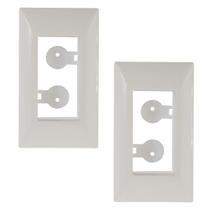 Kit 2 Placa Aria 1 Posto Branco Tramontina Design Moderno
