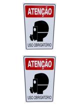 KIT 2 Placa DE Sinalização OBRIDATORIO USO DE MASCARA 20 X30 KIT 2 Placa DE Sinalização OBRIDATORIO USO DE MASCARA 20 X30