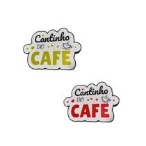 Kit 2 Placa Decorativa Cantinho Do Café Para Sua Cozinha Kit 2 Placa Decorativa Cantinho Do Café Para Sua Cozinha