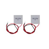 Kit 2 Placa Pastilha Termoelétrica Peltier Tec1-12706 Kit 2 Placa Pastilha Termoelétrica Peltier Tec1-12706