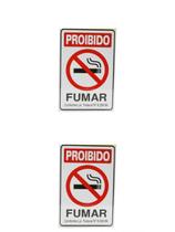 KIT 2 PlacaS DE Sinalizacão 20x15 Proibido Fumar C/ NFE KIT 2 PlacaS DE Sinalizacão 20x15 Proibido Fumar C/ NFE