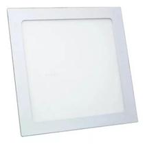 Kit 2 Plafon Led 42w Embutir 40x40 Quadrado Luz Amarela