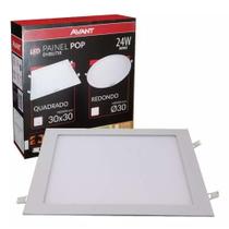 Kit 2 Plafon Led Quadrado 30x30 Embutir 24W 4000K Avant Kit 2 Plafon Led Quadrado 30x30 Embutir 24W 4000K Avant