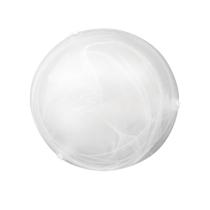 Kit 2 Plafon Redondo Laguna 30cm Vidro Murano 2Xe27 Branca