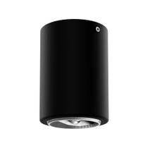 Kit 2 Plafon Sobrepor Cannon AR70 Branco/Preto