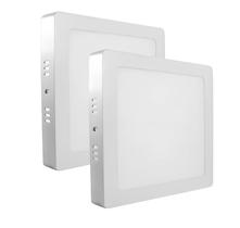 Kit 2 Plafon Sobrepor Luminária Led 24w Quadrado Bivolt Avant
