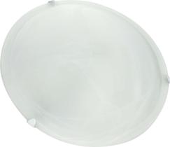 Kit 2 plafon taschibra redondo laguna 25cm vidro murano