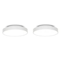 Kit 2 Plafons para 3 Lâmpadas Redondo 36cm 7652 JD Molina