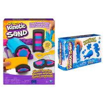 Kit 2 Playset Fatia Surpresa + Areia Neon - Kinetic Sand - Sunny Brinquedos