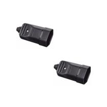 Kit 2 Plug 2P+T 20A-250V PB Fêmea Tmd2-3 Preto Margirius Kit 2 Plug 2P+T 20A-250V PB Fêmea Tmd2-3 Preto Margirius