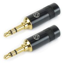 Kit 2 Plug Conector Para Fone P2 Stereo Estereo Santo Angelo Kit 2 Plug Conector Para Fone P2 Stereo Estereo Santo Angelo