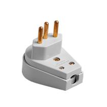 Kit 2 Plug Macho Tomada Gigante 2p+T 10a Prensa Cabo Extensão Kit 2 Plug Macho Tomada Gigante 2p+T 10a Prensa Cabo Extensão