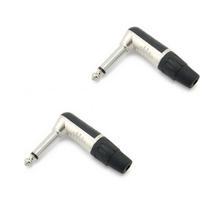 Kit 2 Plug P10 90 Mono MXT semelhante Neutrik Kit 2 Plug P10 90 Mono MXT semelhante Neutrik