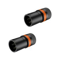 Kit 2 Plug Xlr Macho Roxtone Rotativo Low Profile Rack Lx3M Kit 2 Plug Xlr Macho Roxtone Rotativo Low Profile Rack Lx3M