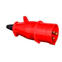 Kit 2 Plugue 2P+T 16a 380/440v Vermelho N3079 Steck