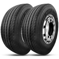 Kit 2 Pneu 295/80R22.5 Xbri Curve Plus F1 152/149L 18PR Liso