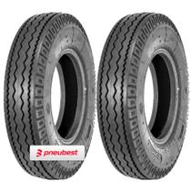 Kit 2 Pneu 7.50-16 Liso 14 Lonas 122/118K LP23 BBW