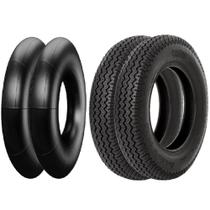 Kit 2 Pneu Agrícola 590-14 4l Tt Panda Maggion + Camaras