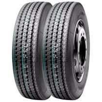 Kit 2 Pneu Aro 17.5 215/75R17.5 Linglong LLF86 Liso 16 Lonas Kit 2 Pneu Aro 17.5 215/75R17.5 Linglong LLF86 Liso 16 Lonas