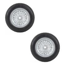 Kit 2 Pneu Completo para Carrinho de Mão e Carga 3.25 Aro 8