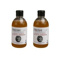 Kit 2 Pneu Pretinho Automotivo Brilho Molhado 500ml FreshCar Kit 2 Pneu Pretinho Automotivo Brilho Molhado 500ml FreshCar