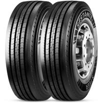 Kit 2 Pneu Sestante by Pirelli Aro 20 10.00R20 146/143L TT Steer Liso Rodoviário Kit 2 Pneu Sestante by Pirelli Aro 20 10.00R20 146/143L TT Steer Liso Rodoviário