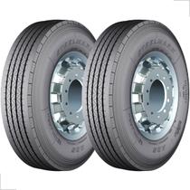 Kit 2 Pneu Steelmark Goodyear Aro 22,5 AGD Borrachudo Tração 295/80R22.5