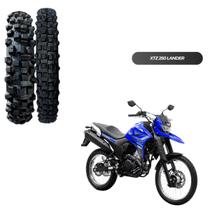 Kit 2 Pneus 100/100-18 + 90/90-21 XR 250 Tornado XTZ 250 Lander XT 225 XRE 300 + Brlnde (Redinha)