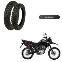 Kit 2 Pneus 110/90-17 e 90/90-19 Bros XRE XTZ CRZ 150