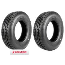 Kit 2 Pneus 275/80R22.5 Borrachudo 18 Lonas 149/146L Robusto B4 Xbri