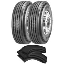 Kit 2 Pneus 275/80r22.5 Tl 149/146m Fr88 Pirelli + 2 Camaras